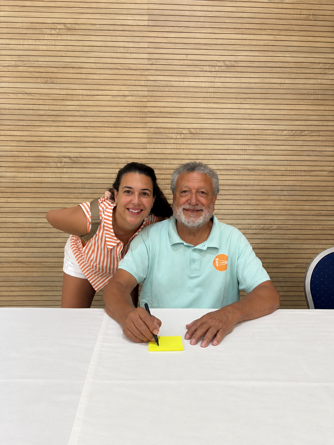 Julie and Jean-Claude Bensaid, the MBT team